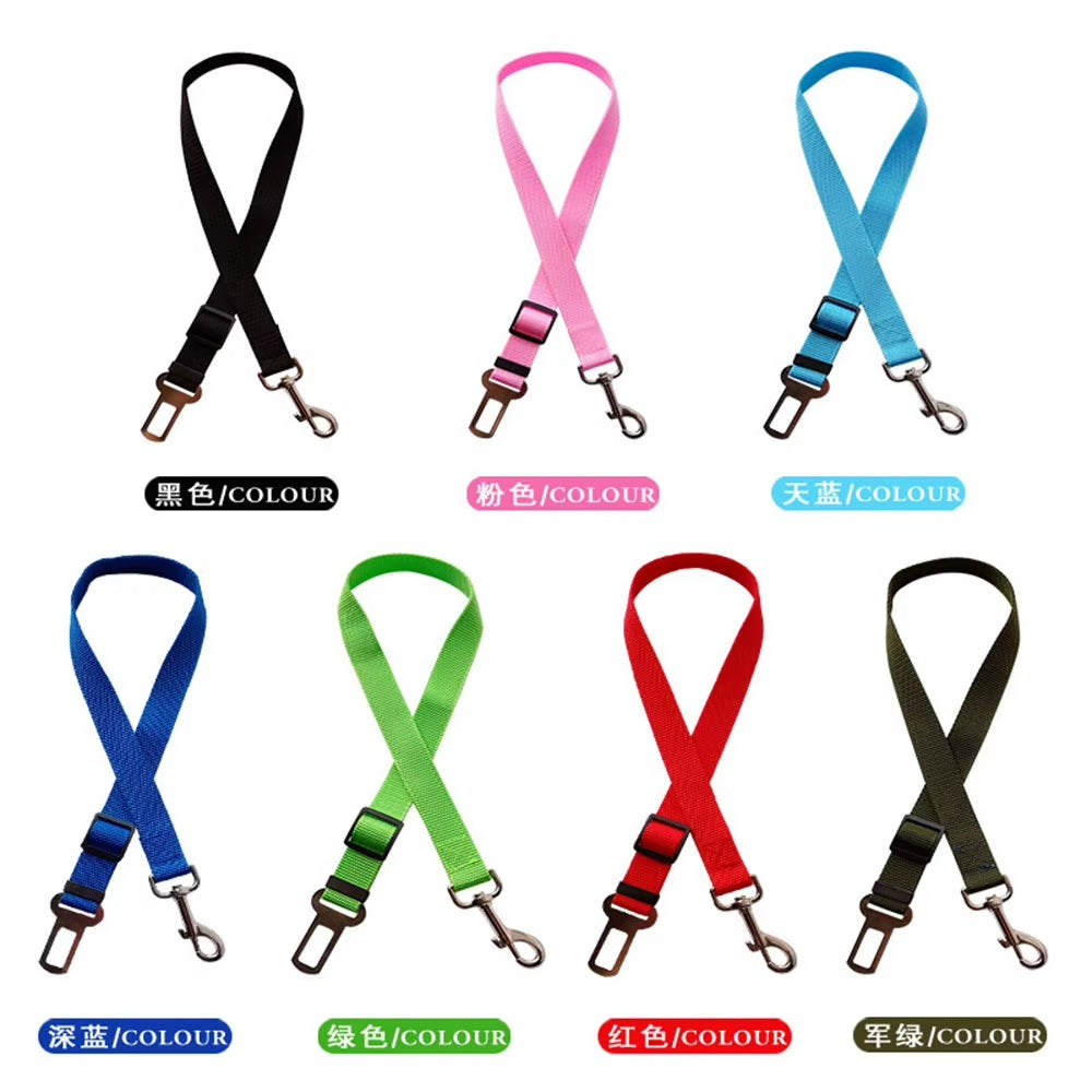 Adjustable Dog Car Seat Belt Harness