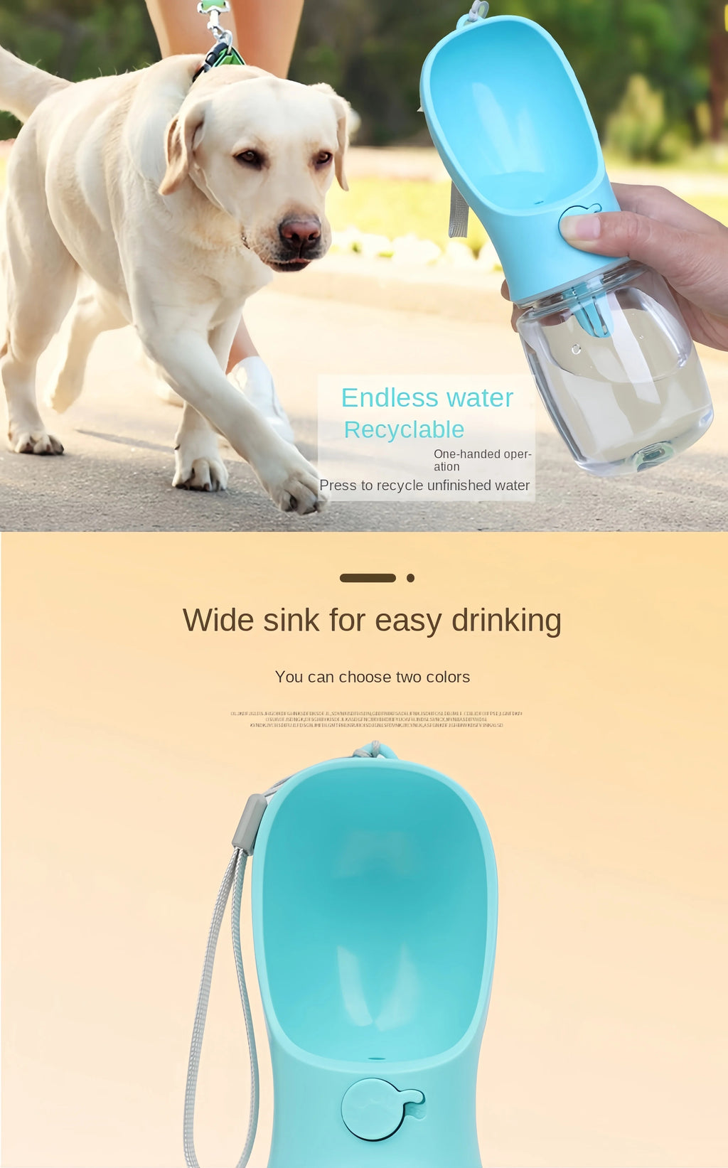 Portable Food-Grade Water Bottle