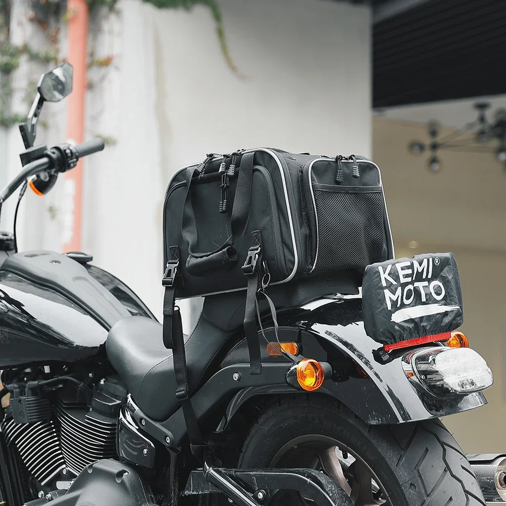 Motorcycle Pet Carrier Bag Cat Dog Pet Carrier Airline Approved Portable Cat Dog Travel Carrier For Luggage Rack Passenger Seat
