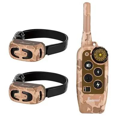 Rechargeable Waterproof Dog Training Collar 1000m Remote Control Anti Barking Shock Vibration Beep Pet Behavior Training Collar