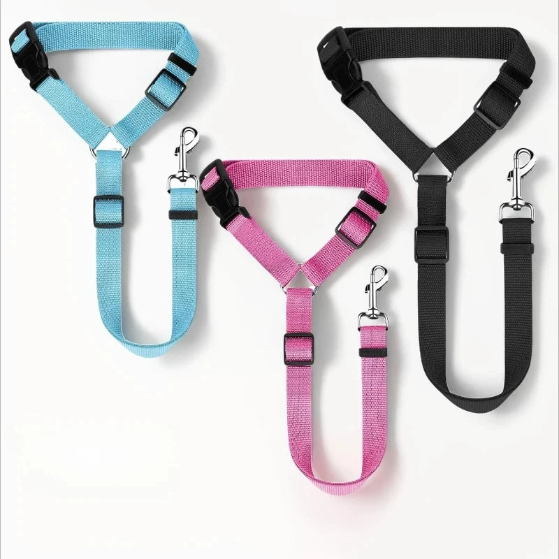 2-in-1 Dog Car Safety Belt & Leash