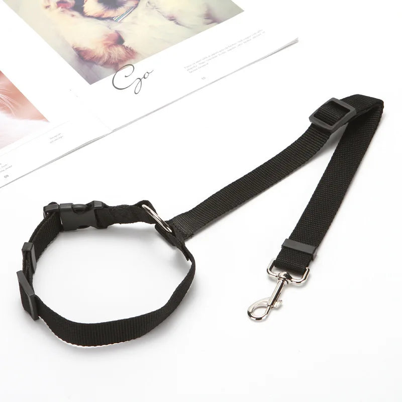 2-in-1 Dog Car Safety Belt & Leash